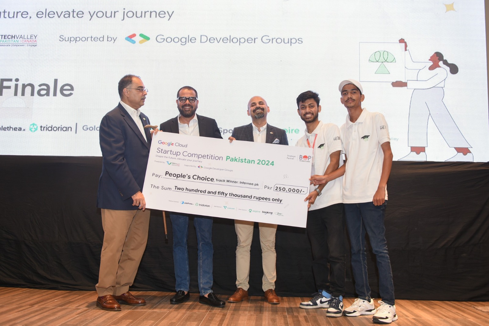 Winner of the Google Cloud Startup People's Choice Award.